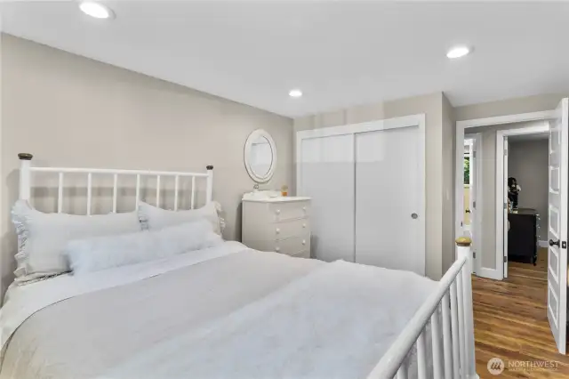 2nd Bedroom with view to Main Bathroom and other Bedroom