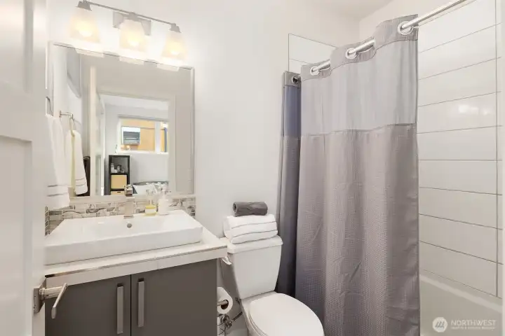 second bathroom as part of the 2nd bedroom suite.