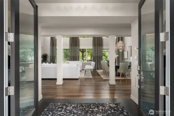 Grand entrance to great room