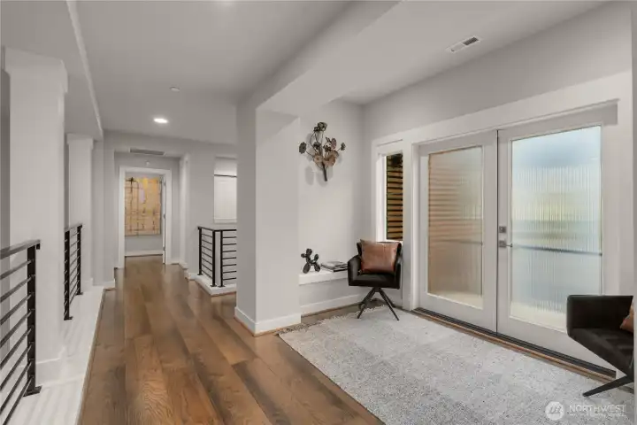 Top floor balcony hallway