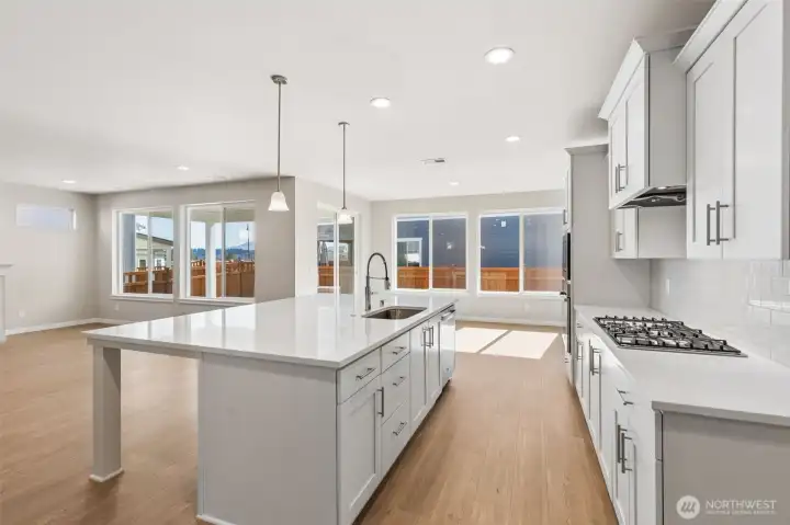 Photos are of the actual home.