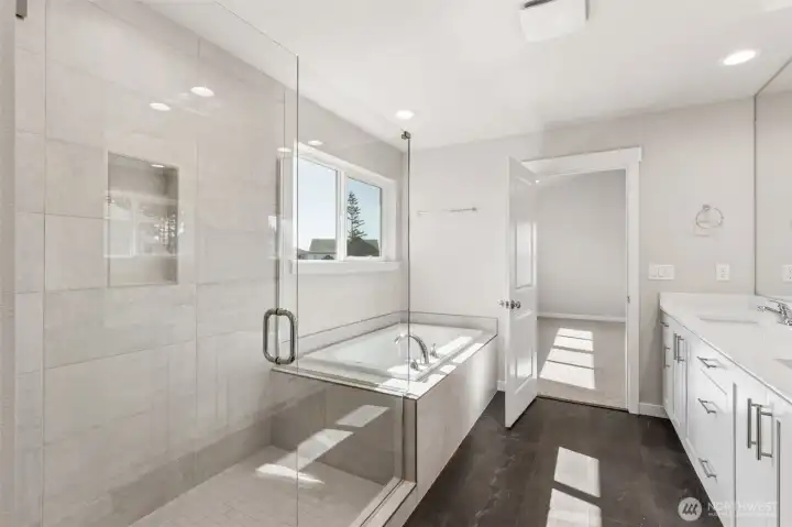 Photos are of the actual home.