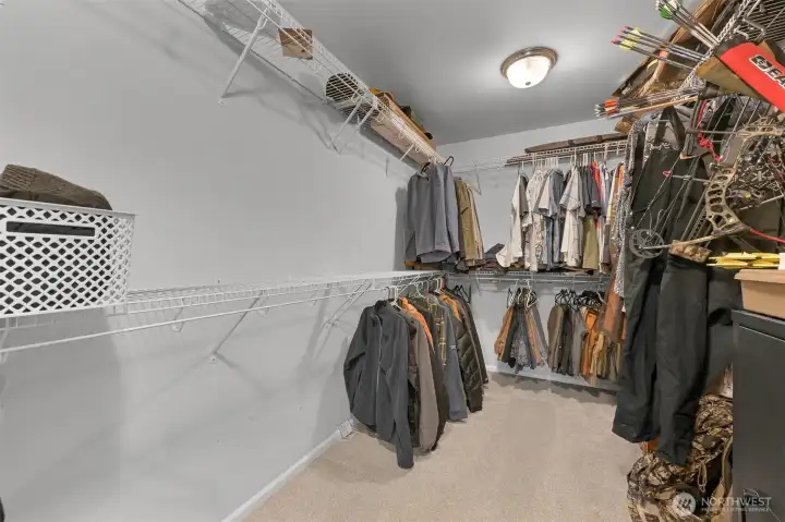 LARGE primary closet