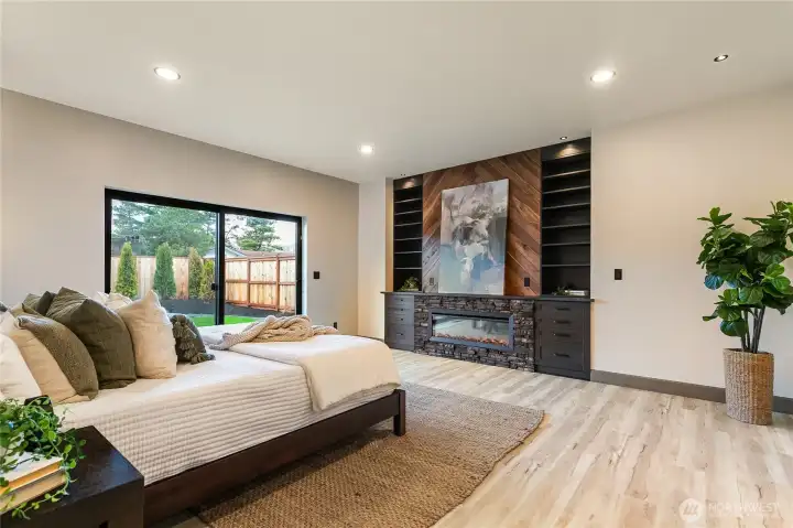 Primary bedroom with built-ins