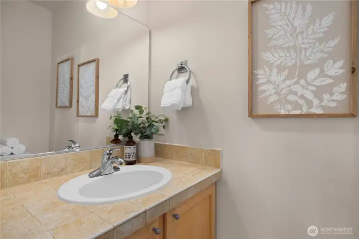 Main floor bathroom.