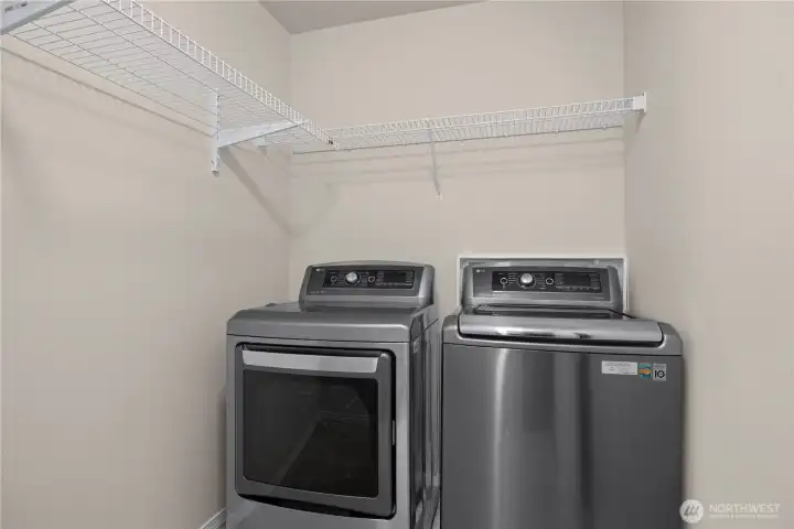 Huge separate laundry room