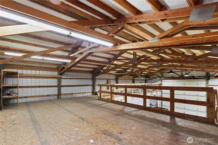 Here's the loft in the shop - you could have a band playing up here!