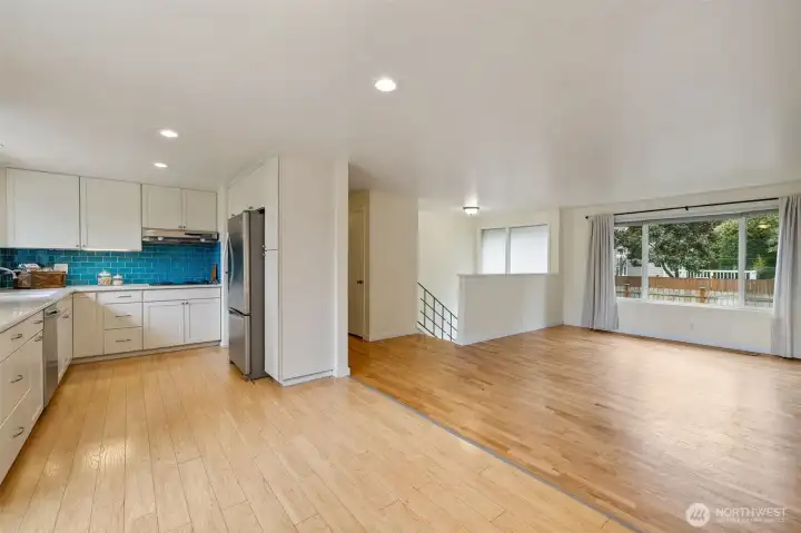 Kitchen & Living Room