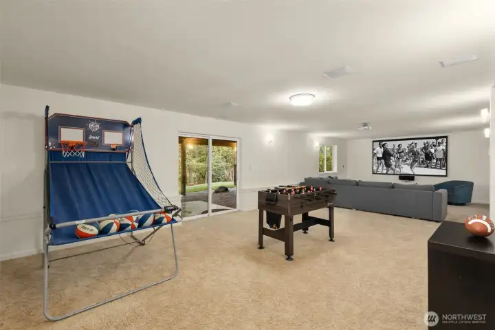 Playroom - walk out basement