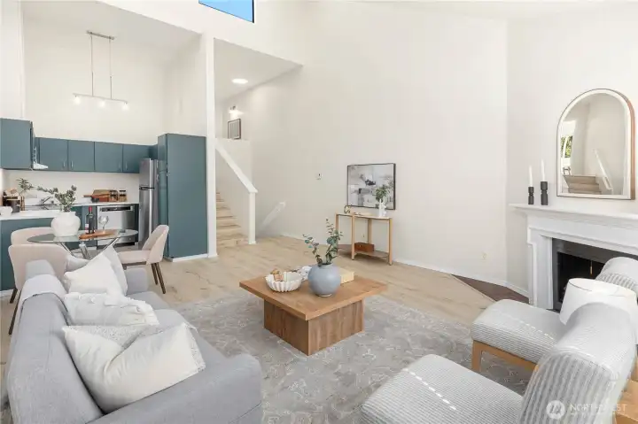 Fresh paint and newer LVP provide a crisp backdrop.