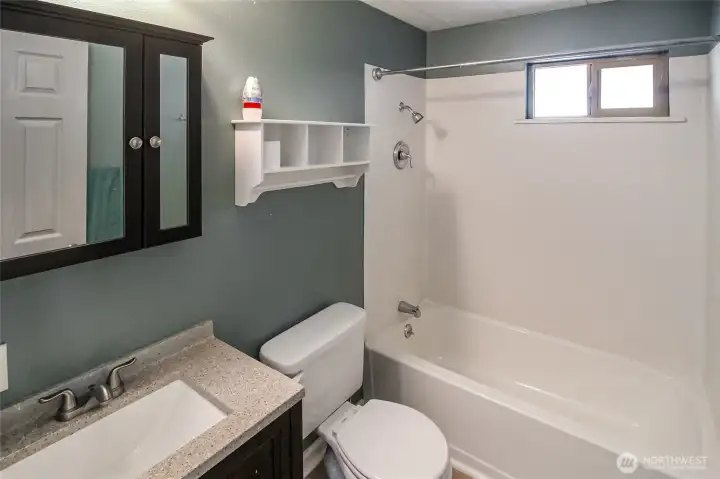 The full bathroom.