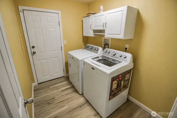 The utility room. Washer & Dryer included!