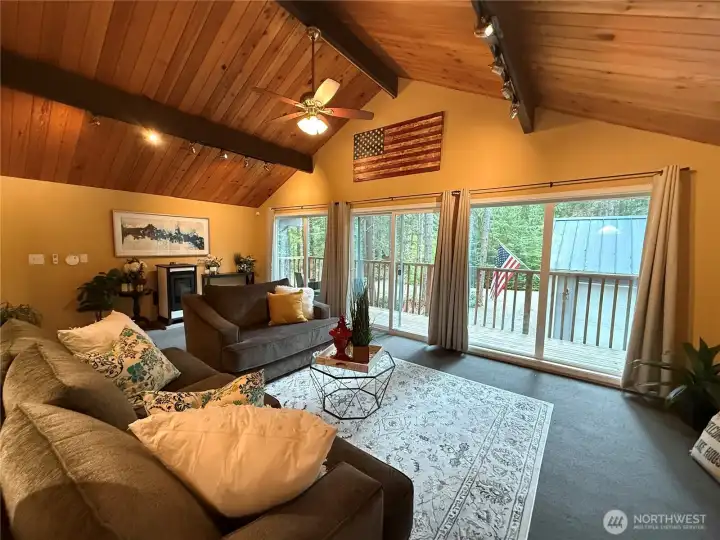 Remote fan to keep summers cool.