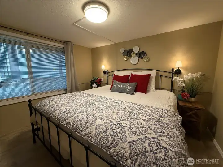 Large primary bedroom downstairs.