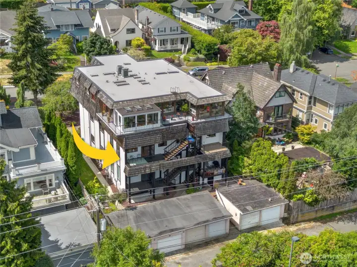 This elevated position offers privacy, neighborhood outlooks, and easy access to outdoor spaces. This elevated position offers privacy, neighborhood outlooks, and easy access to outdoor spaces.