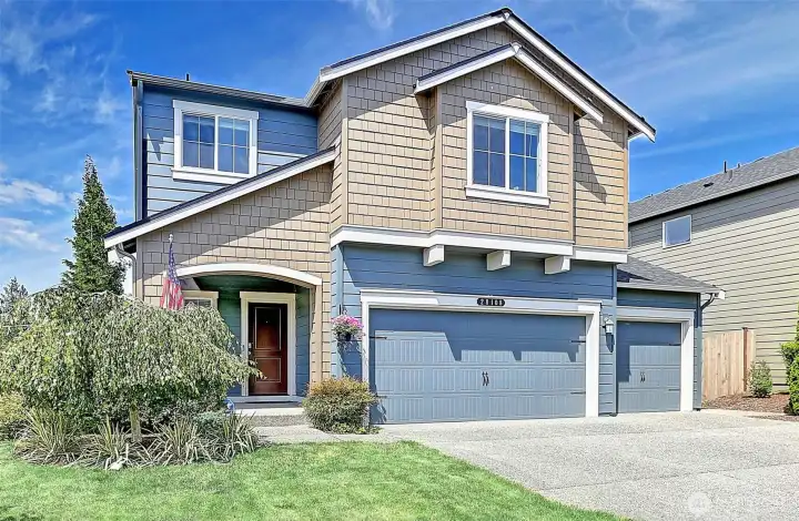 Positioned on a beautiful, sunny corner lot
