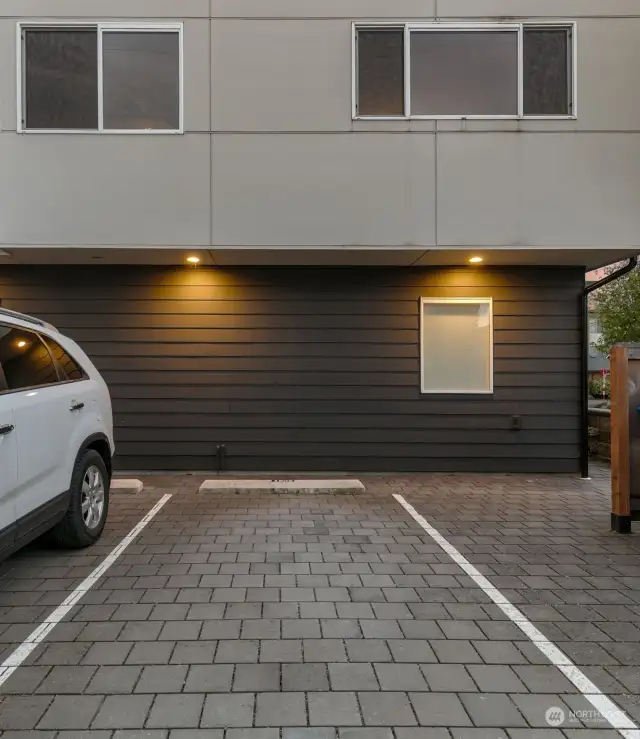 Your very own private parking spot, reserved just for you!