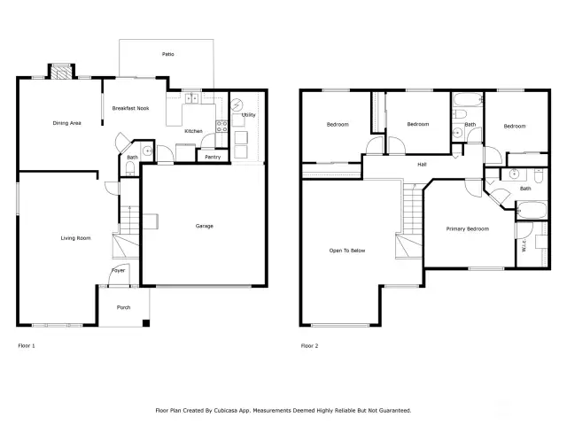 1st & 2nd Floor Plans