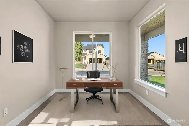 Office in addition to 3 bedrooms! Digitally staged.