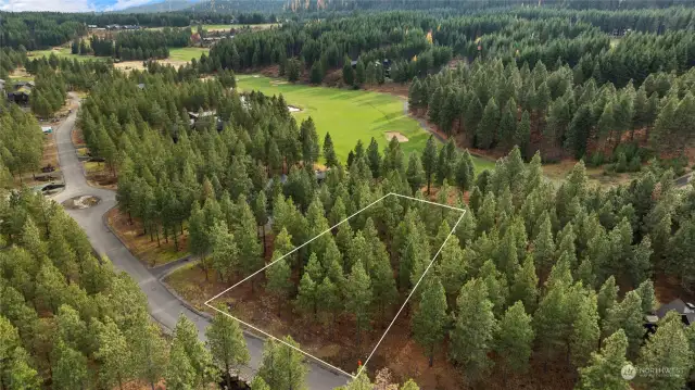 Aerial view of 1150 Southern Star Lane.