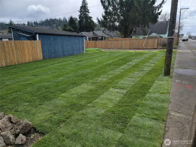 New lawn installed 4-2025