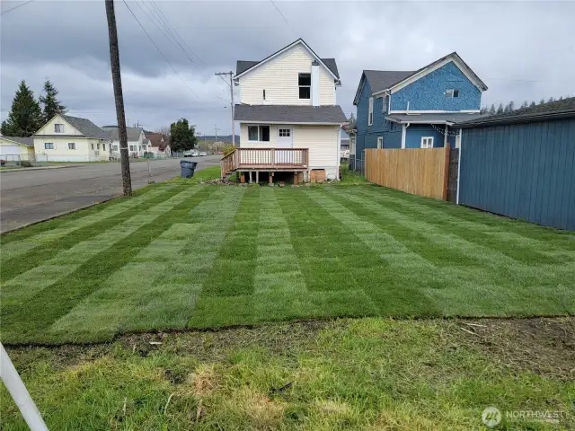 New lawn installed 4-2025