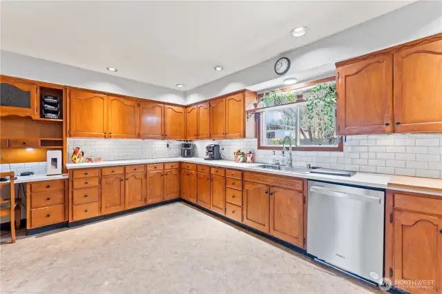 kitchen with stainless steel appliances