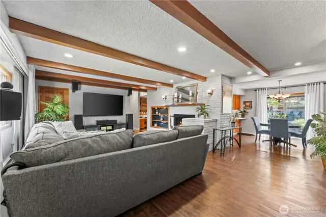 Open living room