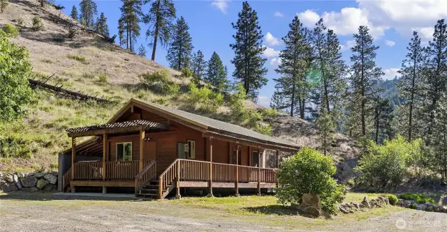Side view of home