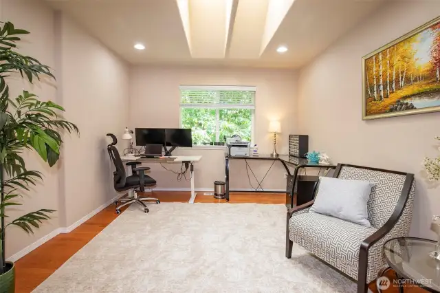 Upstairs Loft with Skylights.