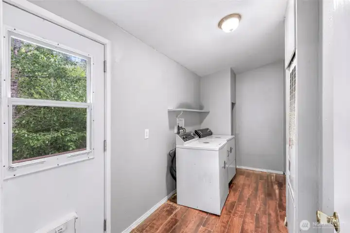 Utility room demand hot water heater