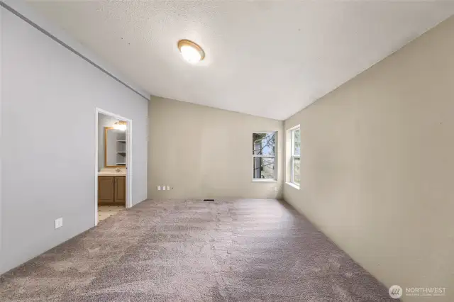 Primary Bedroom has walk in on suite bath