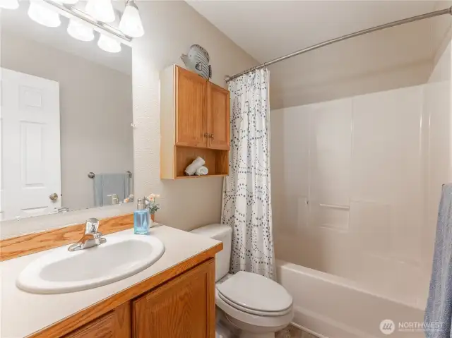 Full bath up stairs