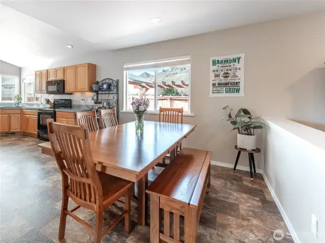 Kitchen with eating space