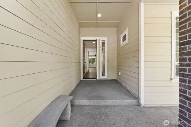 Large front porch