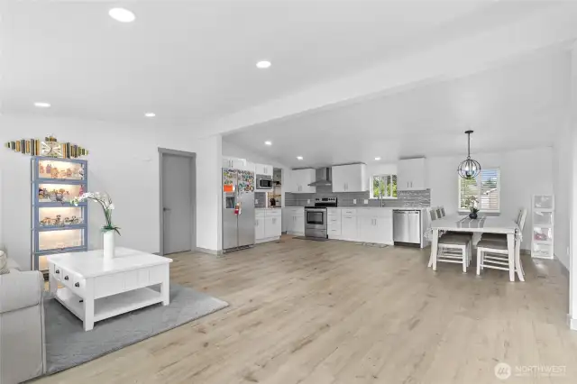Spacious and bright living space