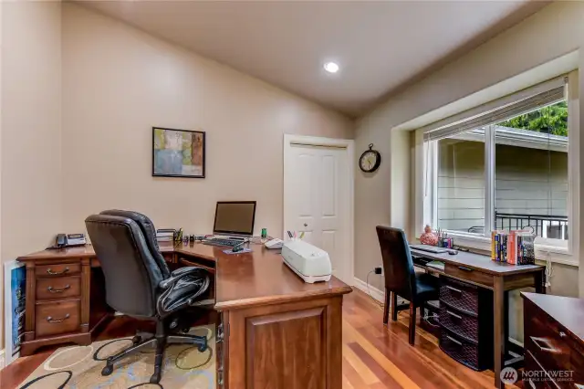 Office at front of home