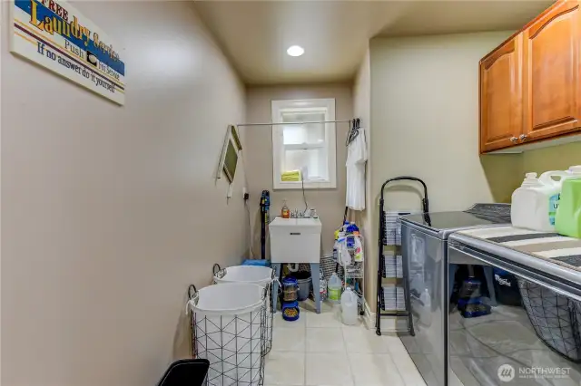 Large laundry room
