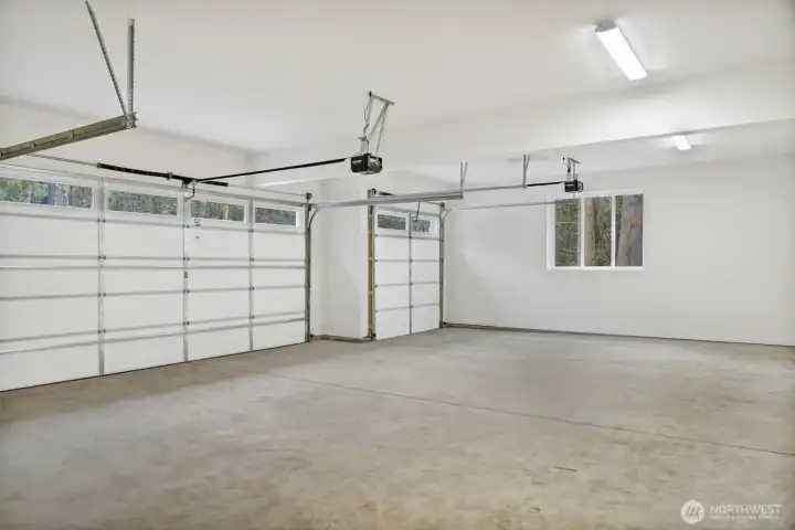 Fully finished 3 car garage