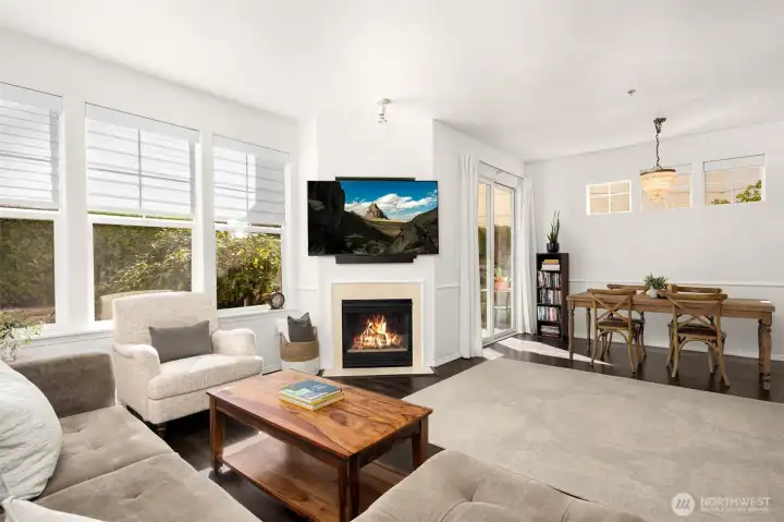 Lovely LVP flooring throughout the condo. No carpeting!