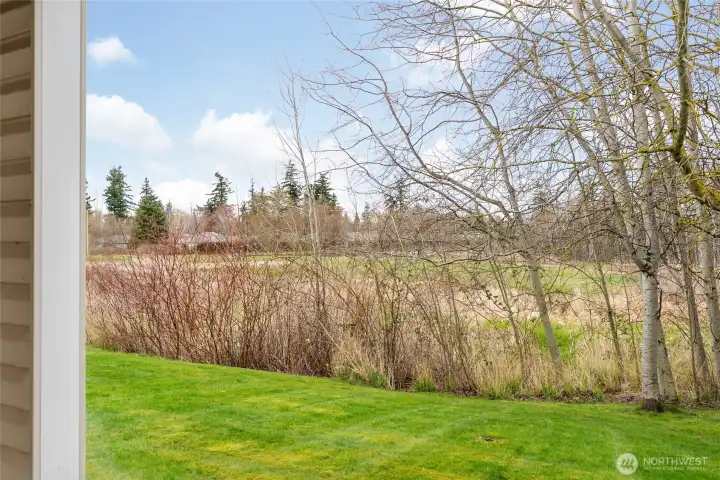 Expansive views and a private and natural feel.