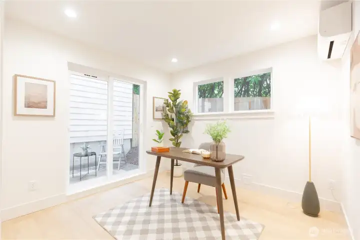 Main floor bedroom or home office