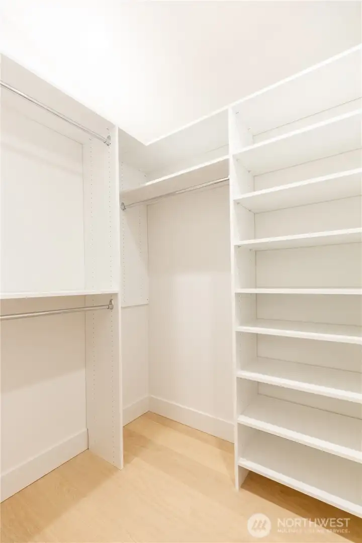 Built-in closet system