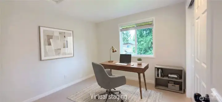 Third bedroom (virtually staged).