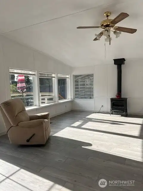 Living room with large windows to capture all the natural light