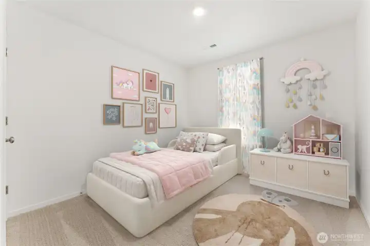 Second bedroom upstairs. Virtually Staged. For representational purposes ONLY. Elevation, Location, and Colors WILL vary. Second bedroom upstairs. Virtually Staged. For representational purposes ONLY. Elevation, Location, and Colors WILL vary.