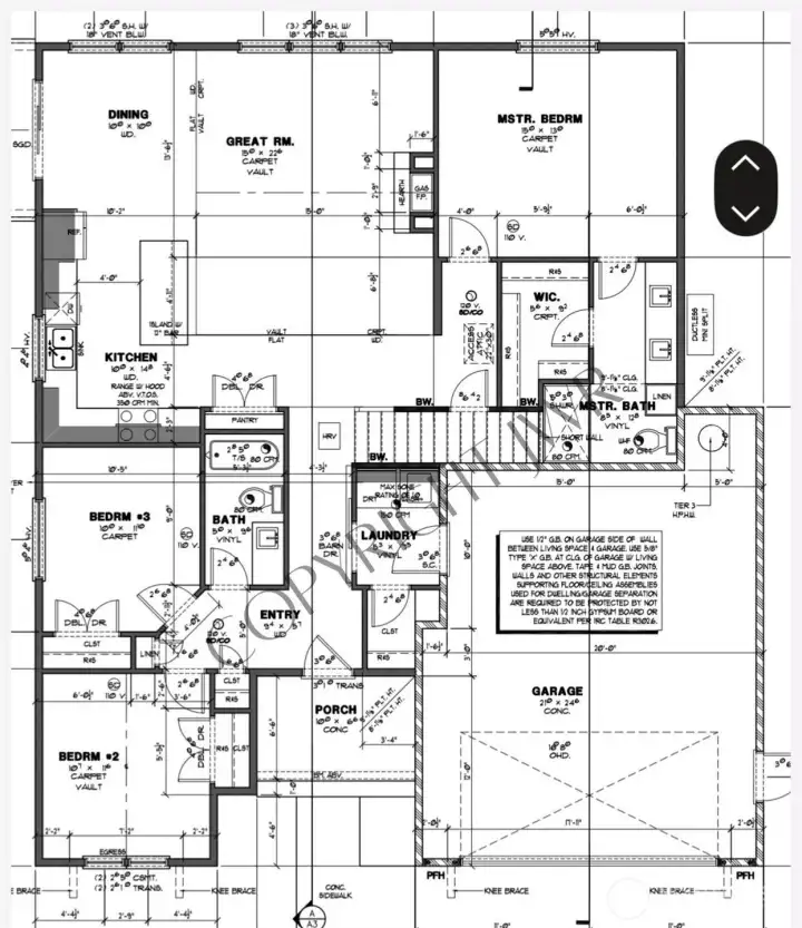Great floor plan with open living area and owner's suite tucked back from rest of home Great floor plan with open living area and owner's suite tucked back from rest of home