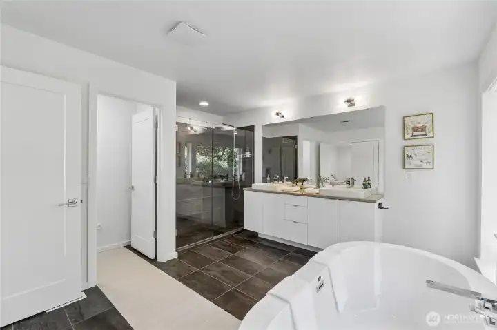 Walk in shower