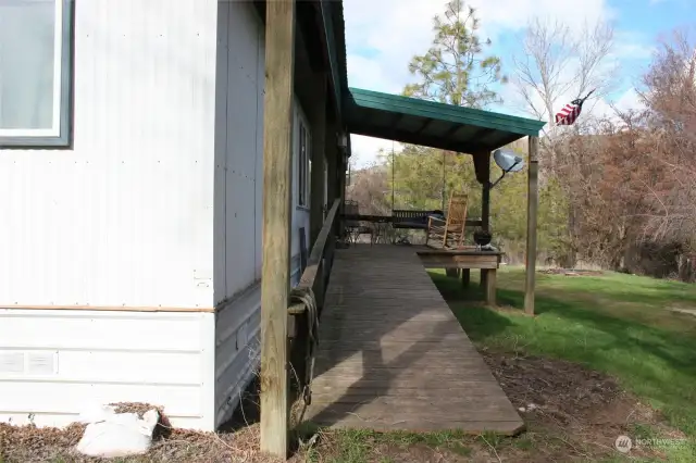 Ramp on front porch