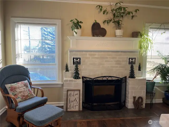 This beautifully remodeled Victorian home seamlessly blends classic charm with modern updates. Upon entering, you're greeted by a spacious living room featuring a cozy fireplace, perfect for gathering around during chilly evenings.